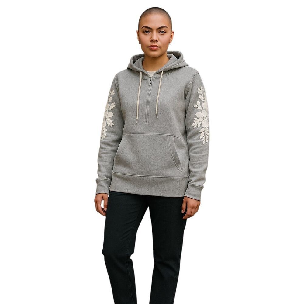 Perfect Half Zip Long Sleeve Hoodie SIZE XS